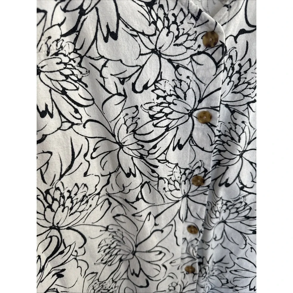 Old Navy Women's Sleeveless Maxi Dress Button Front Linen‎ Blend Maxi Size Small